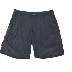 Columbia Men's Black Flat Front Shorts 38